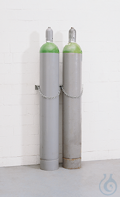 Gasflaschenhalter Stahl vz, fuer 2 Flaschen (?2...