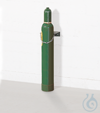 gas cylinder retainer steel galv., for 1 bottle (?140), 192x131x60 wall bracket for gas cylinders...