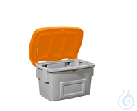 Grit container without dispensing hatch PE orange V=400 L, 1210x785x780