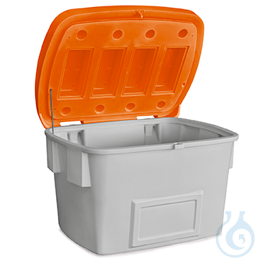 Grit container without dispensing hatch PE oran...