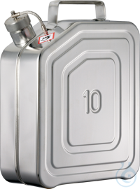 Transport canister st.steel 1.4571 pol. V=10 L, 130x280x380 Transport canister stainless steel...