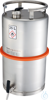 Safety container st.steel 1.4571 matt V=25 L, 315x315x530 Safety container matt stainless steel...