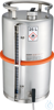 Safety container st.steel 1.4571 matt V=25 L, 315x315x530 Safety container matt stainless steel...
