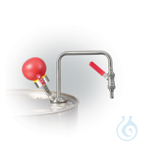 drum pump (stainless steel) conveying: 10.00 l/min hand pump, stainless steel for dissolvents...