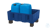 Auffangwanne PE Blau m. Füßen V=60L, 725x525x320 Auffangwanne mit Fußkonstruktion PE Blau, ohne...