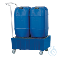 Auffangwanne PE Blau GiR PE fahrb. V=60L, 725x525x330