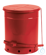 Entsorgungsbehälter  Material/Farbe/Beschreibung: Werkbank-Sammelbehälter, 53 Liter rot, mit...