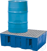 Auffangwanne PE Blau GiR vz V=60L, 725x525x235