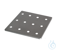 perforated insert st.steel 1.4016 raw for UB90 B590/1100 D=500 417x364x9 Perforated insert...