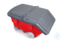 lid PE for tipping container with capacity of 1000 litres 1200x1655x610
