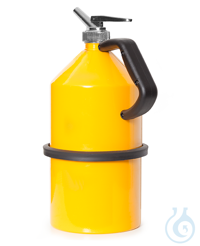 Sicherheitskanne St.bl. vz.+besch. Gelb V=5 L, 213x178x370 Sicherheitskanne aus verzinktem...
