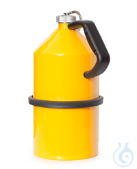 Sicherheitskanne St.bl. vz.+besch. Gelb V=5 L, 211x211x336 Sicherheitskanne aus verzinktem...