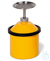 Plunger can sh.steel galv.+lam. yellow V=3 L, 178x178x290 Plunger can sheet steel galvanised and...