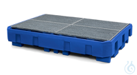IBC-Station PE Blau GiR vz unterfahrbar V=1000L, 2460x1800x460