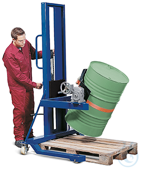 Fasslifter aus Stahl (m. Prismenbacken), mit br...