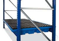Regalwanne PE Blau GiR PE V=225L, 2680x1300x215