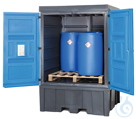 Depot PE Grau&nbsp;unterfahrbar V=1000L,&nbsp;1...