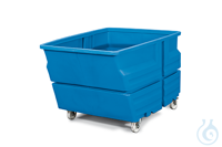 Mehrzweckbehälter Mehrzweckbehälter PE blau 600 L RollenLieferart: inkl....