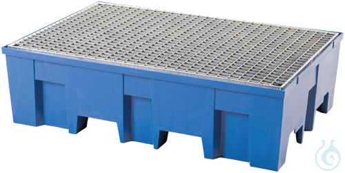 Auffangwanne PE-HD Blau&nbsp;GiR&nbsp;vz&nbsp;u...