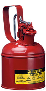 Sicherheitsbehälter Stahlblech pulverb. Rot, Inhalt: 1 Liter Lieferart: inkl. Lieferung frei Haus...