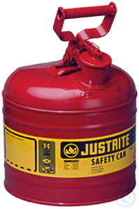 Sicherheitsbehälter Stahlblech pulverb. Rot, Inhalt: 7,5 Liter Lieferart: inkl. Lieferung frei...