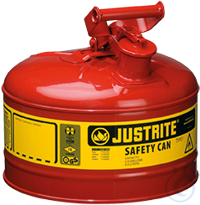 Sicherheitsbehälter Stahlblech pulverb. Rot, Inhalt: 9,5 Liter Lieferart: inkl. Lieferung frei...