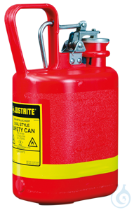 Sicherheitsbehälter Polyethylen Rot, Inhalt: 4 Liter Lieferart: inkl. Lieferung frei Haus...