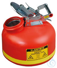 Sammelbehälter Sicherheits-Sammelbehälter Polyethylen Rot, Inhalt: 7,5 Liter Lieferart: inkl....