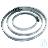 hose clamps steel chro. according to DIN 3017, with clamping range 70 to 90...