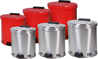 Entsorgungsbehälter  Material/Farbe/Beschreibung: Entsorgungsbehälter für Putzlappen aus...