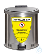 Disposal bin st.steel 1.4301 pol. V=35 L, 450x440x490 Disposal binstainless...