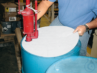 Sorbents drum platform oil heavy (packaging unit: 25), Ø: 560 mm Oil...