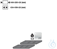 sump inliner PE raw for UB90/UB30 B1100/1400 440x205x20 Sump inlinerfor...