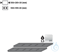sump inliner PE raw for UB90/UB30 B1100 936x205x20 Sump inlinerfor second...