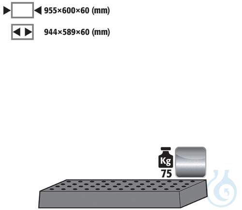 perforated insert st.steel 1.4301 raw for UB90 ...