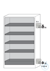 Equipment packages Q90 4x HF.ML.5534 shelf standard powder-coated sheet steel RAL 7035 light...