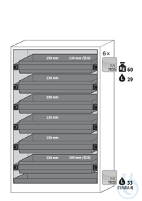 Equipment packages Q90 6x HF.I.22846_Ndrawer (standard)powder-coated sheet...