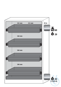 Equipment packages Q90 4x HF.I.22847_Ndrawer (standard)stainless steel...