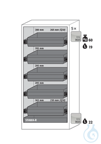Equipment packages Q90 5x HF.I.22838_Ndrawer (standard)powder-coated sheet...
