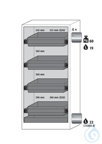 Equipment packages Q90 4x HF.I.22839_Ndrawer (standard)stainless steel...