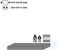 Wannenboden Standard Q90/S90/S60 Wannenboden (V=33...