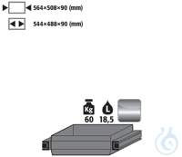 drawer st.steel 1.4301 raw for Q90/S90 B900 564x508x90 drawerstainless...