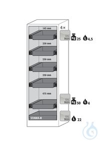 Equipment packages Q90 4x HF.I.22805_Ndrawer (standard)powder-coated sheet...