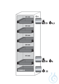 Equipment packages Q90 4x HF.I.22806_Ndrawer (standard)stainless steel...