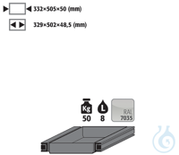 drawer (disposal) sh.steel lam. for Q90/S90 B600 332x505x50 drawer...