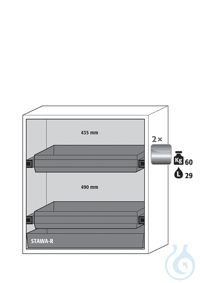 Equipment packages S90 2x HF.I.22847_Ndrawerstainless steel 1.4301, L= 60 kg,...