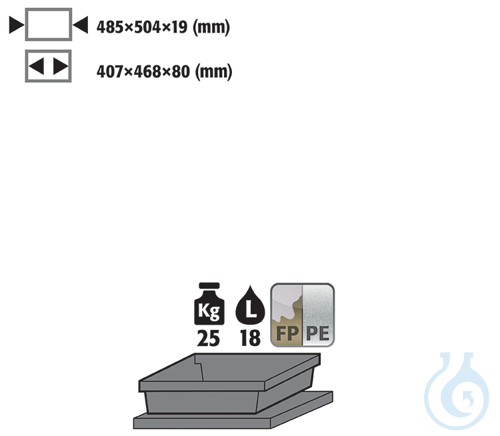 Wannenboden AbZ FP mel-besch/PP fuer K30/SL B12...