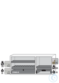 Equipment packages K90 1x HF.ML.19436shelfpowder-coated sheet steelRAL 7035...