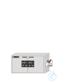 Cabinet type 30 UB30.060.110.2S Type 30 safety storage under bench...