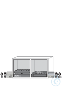 Equipment packages UB90 1x EP.ML.5555perforated insertpowder-coated sheet...